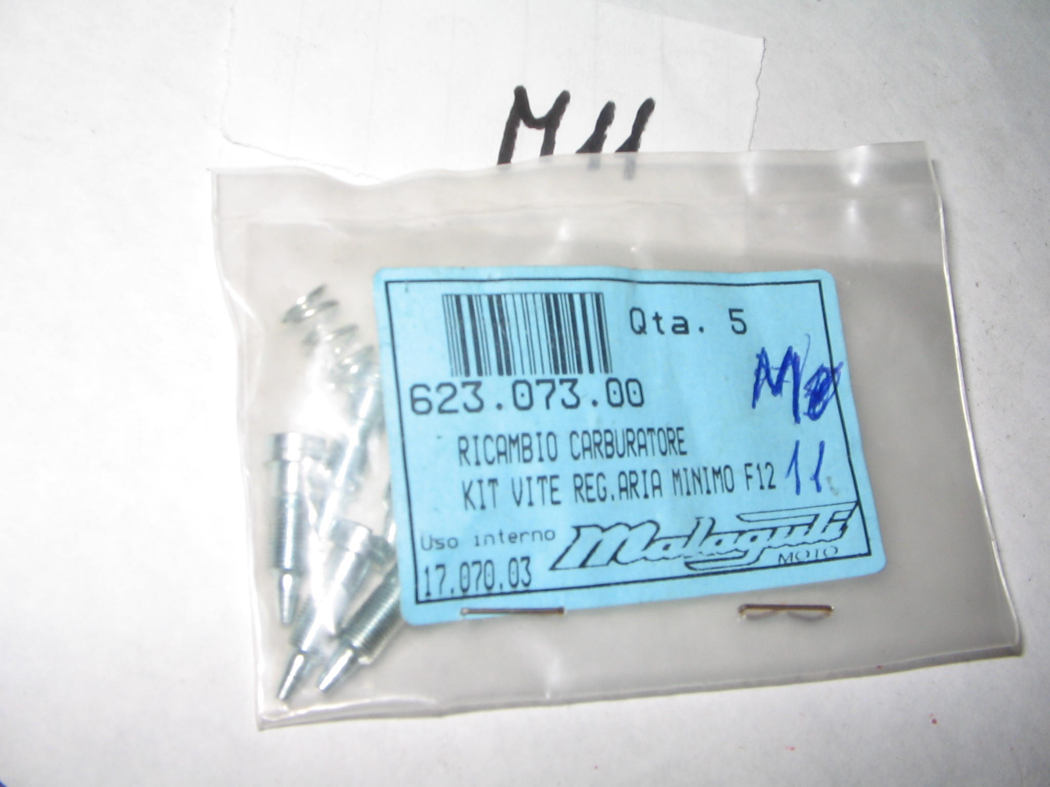 MALAGUTI F12 RIC CARBURATORE REG ARIA MINIMO N. 10053